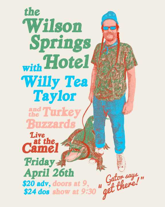 Wilsons Springs Hotel Willy Tea Taylor Turkey Buzzards The Camel Sound Check RVA Mag 2024